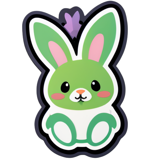 bunny sticker