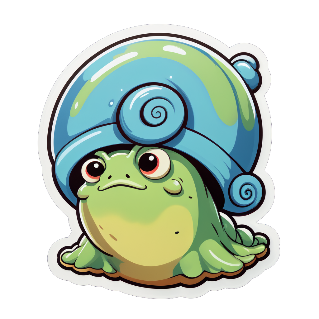 Meme de Caracol Descontento sticker