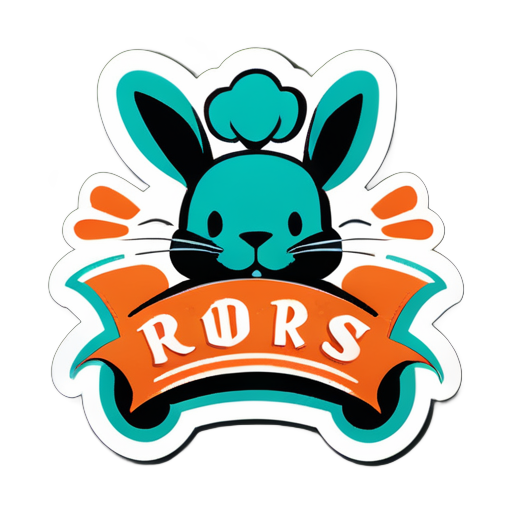 SCHRIFTZUG: OLD RABBITS sticker