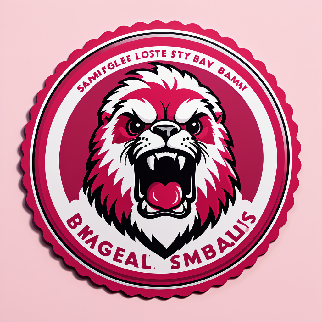 Brawny Raspberry Seals sticker