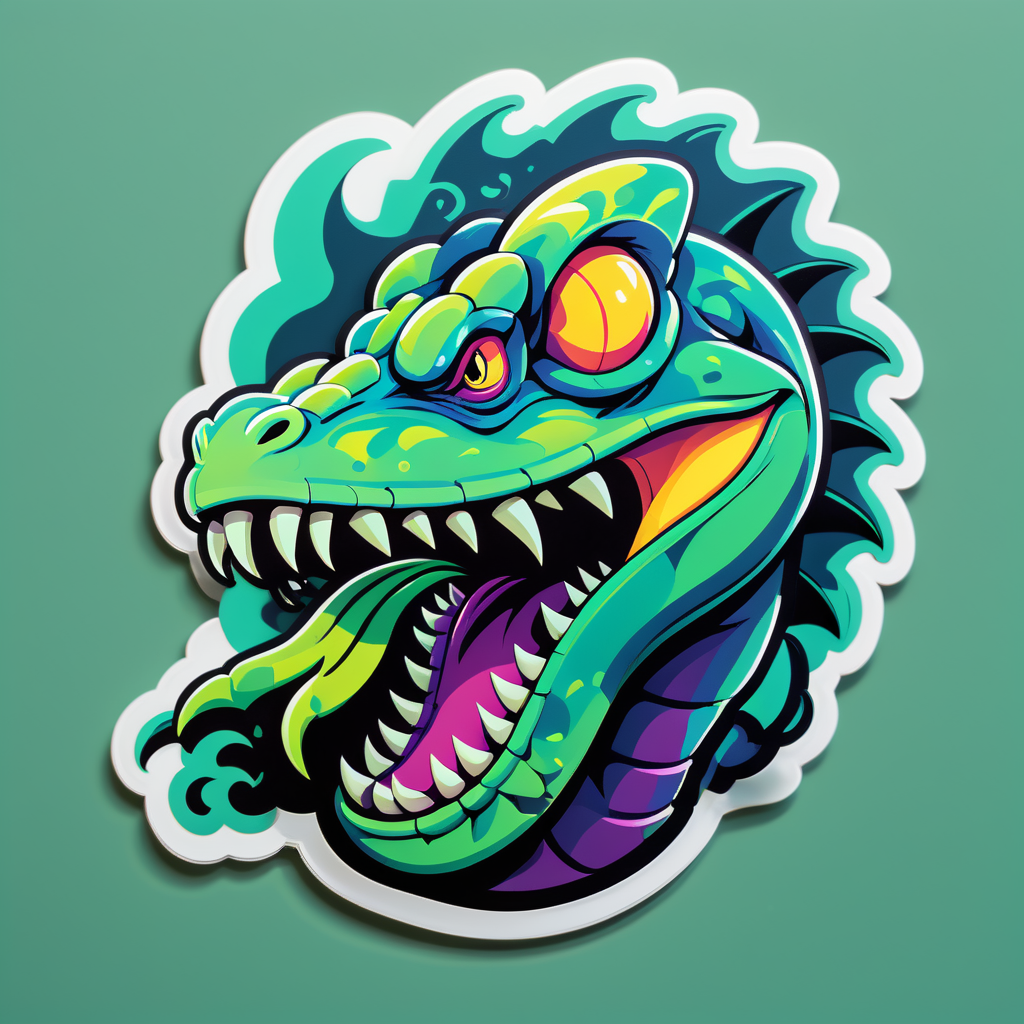 Bulky Smoke Lizards sticker