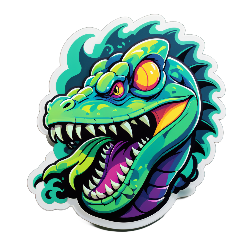 Bulky Smoke Lizards sticker