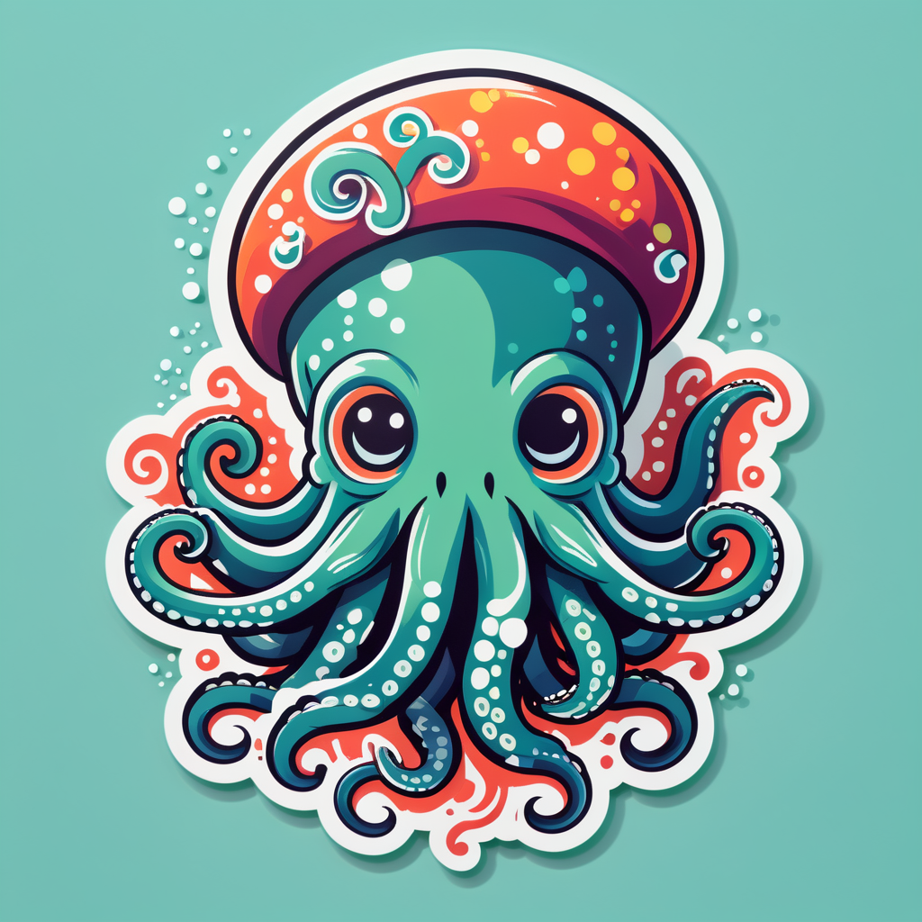 Charming Kraken sticker