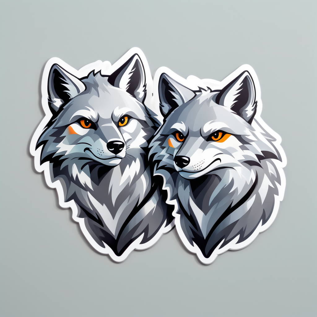 Chúng tôi đã dịch xong: 'Beefy Silver Foxes' sticker