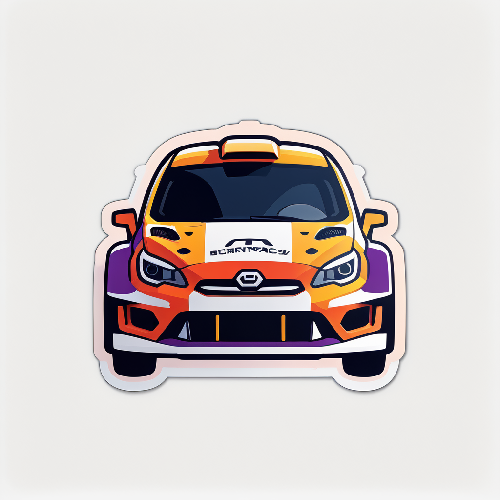 Rally Cross sticker