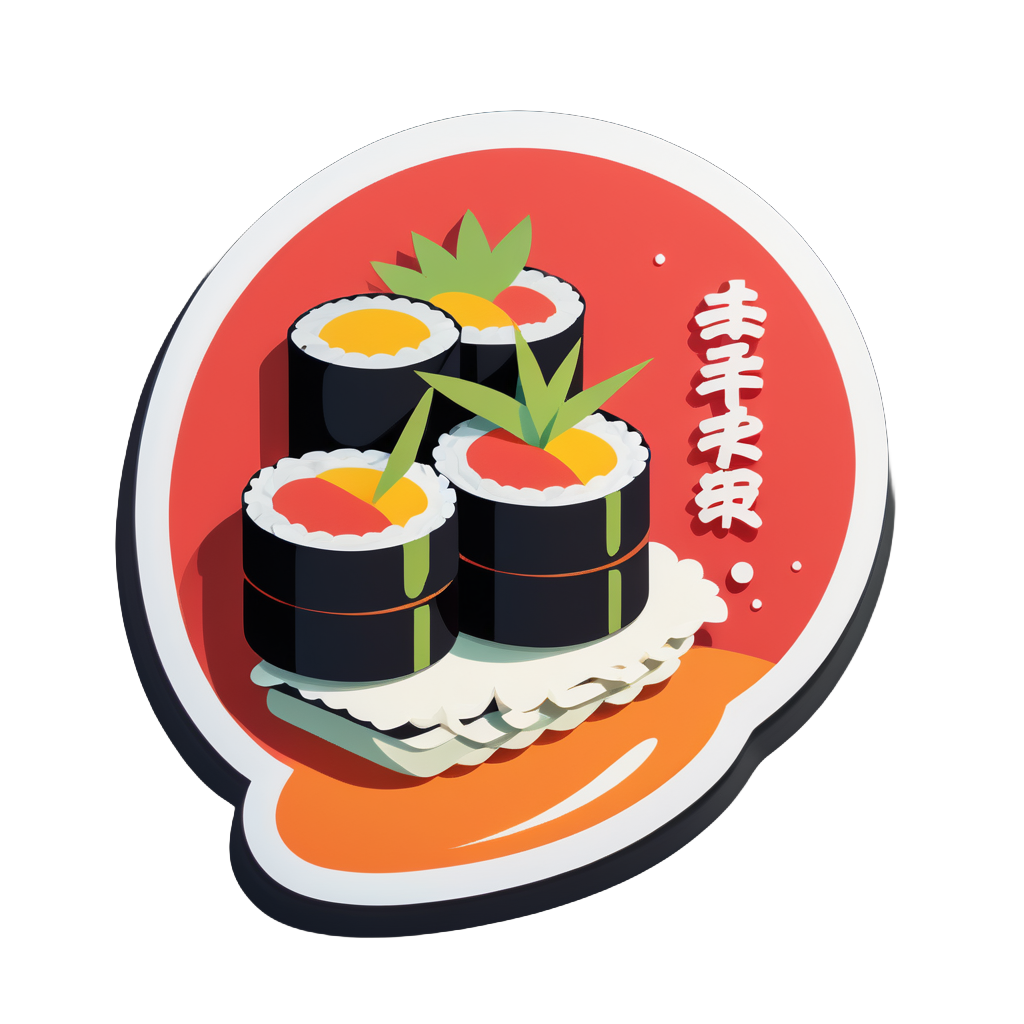 Delicioso Sushi sticker