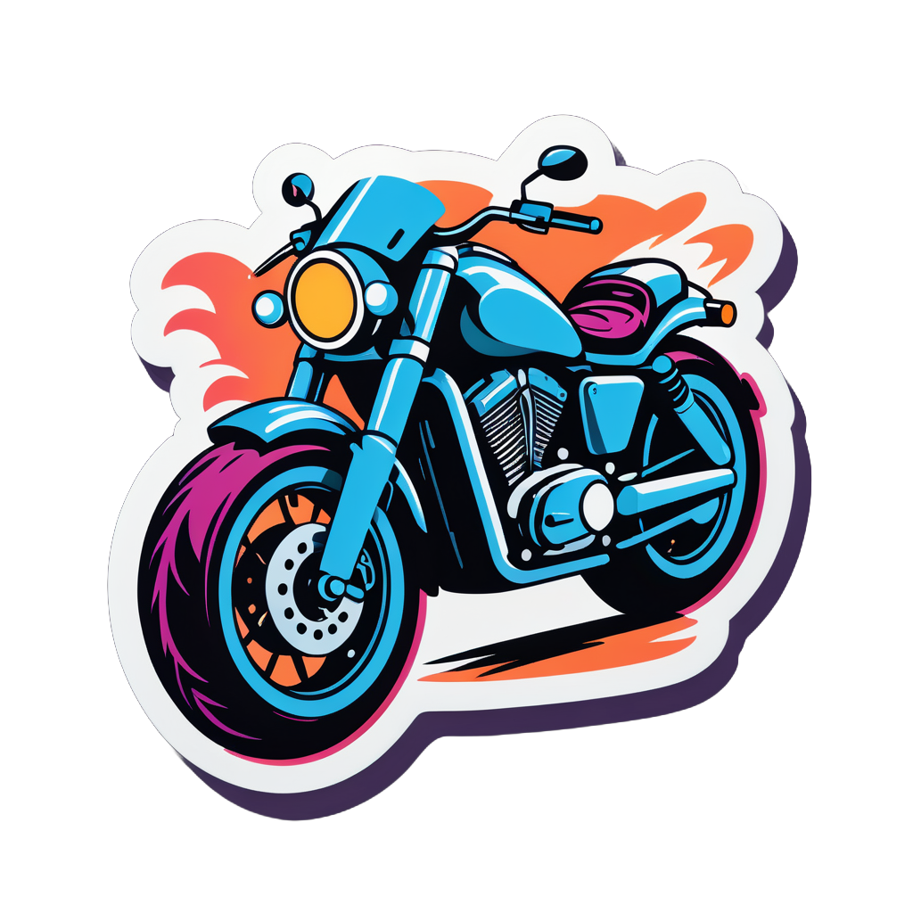 Motorcycle sticker