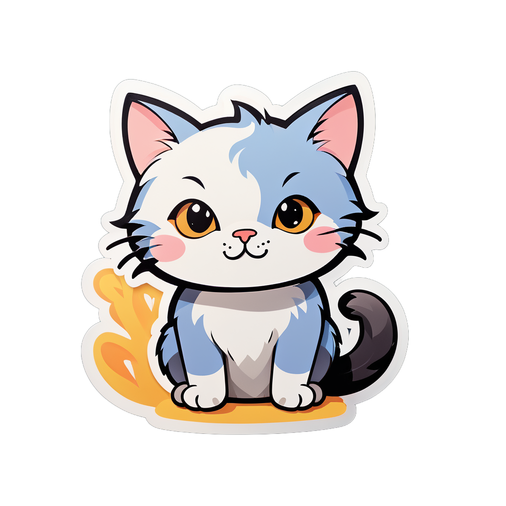 chat mignon sticker