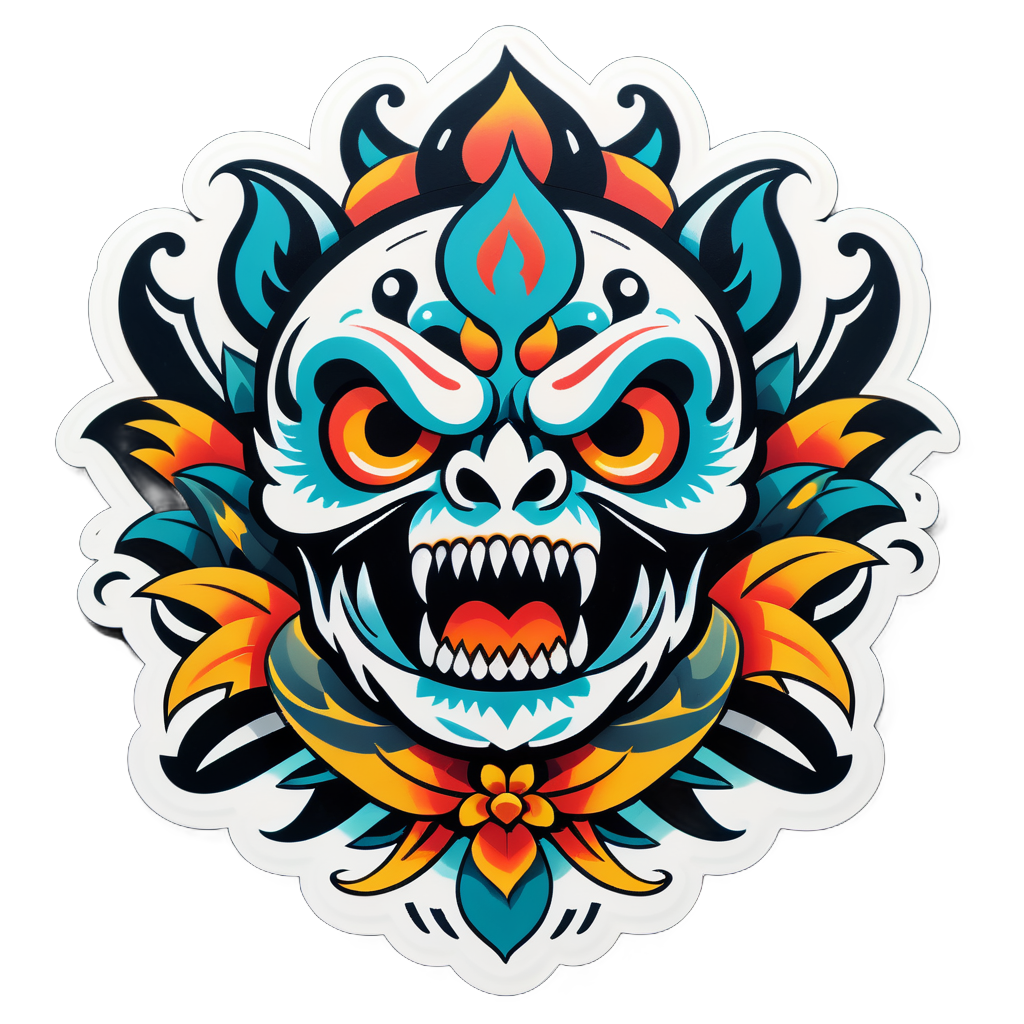 Traditional Tattoo Flash sticker