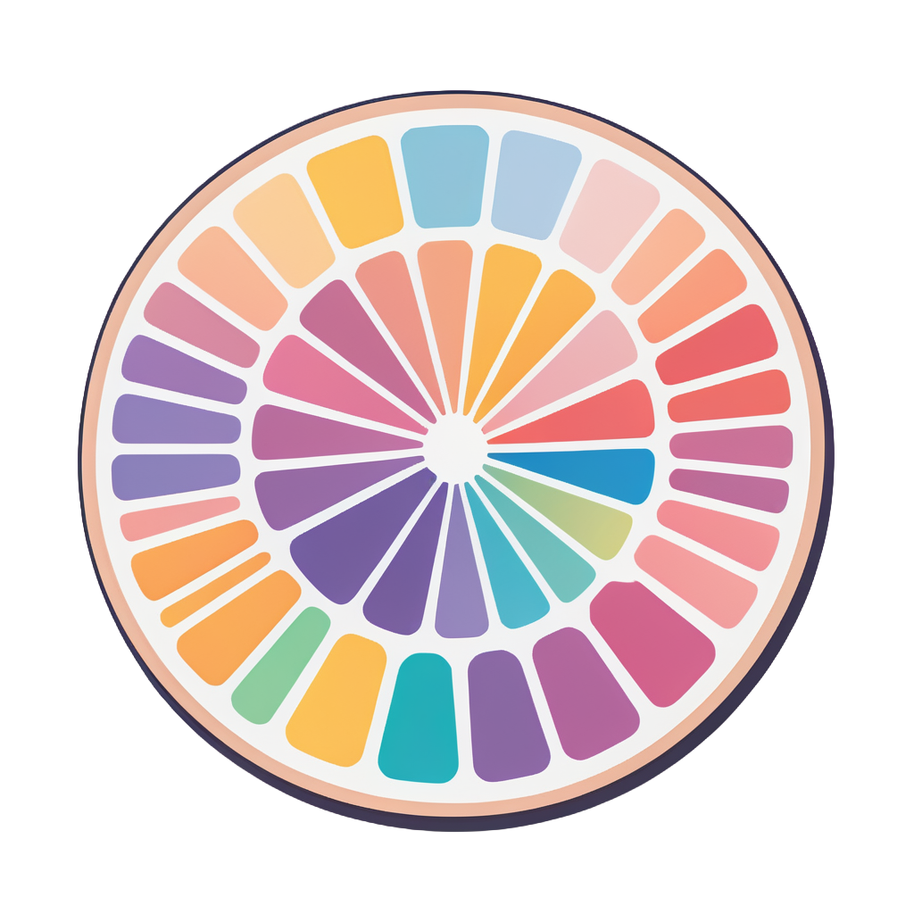 Arty Color Palette sticker