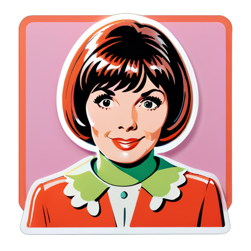 sticker của barbara feldon sticker