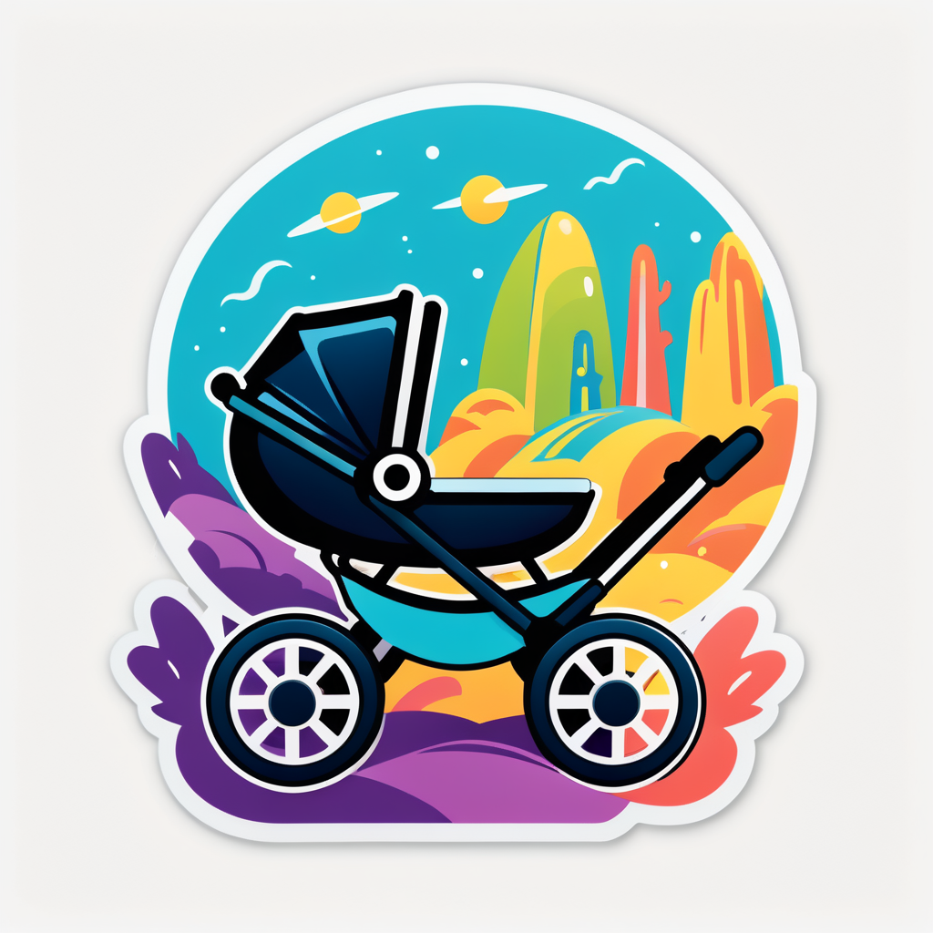 Stroller Adventure sticker