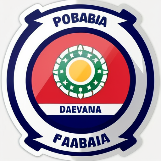 adesivo com o nome "boaventura" personalizado com a bandeira do parana nas ultimas letras sticker