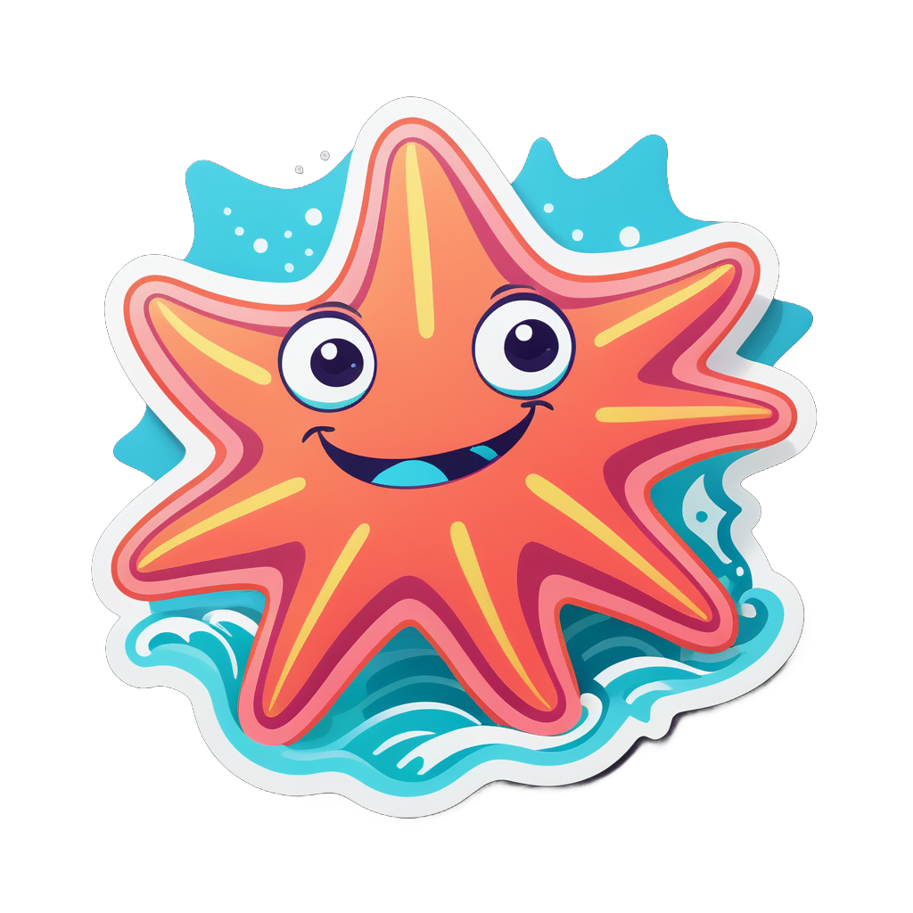 Impatient Starfish Meme sticker