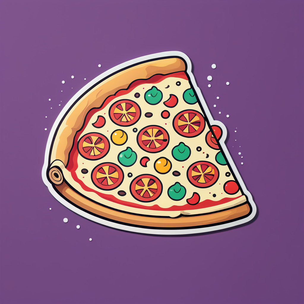 Leckere Pizza sticker