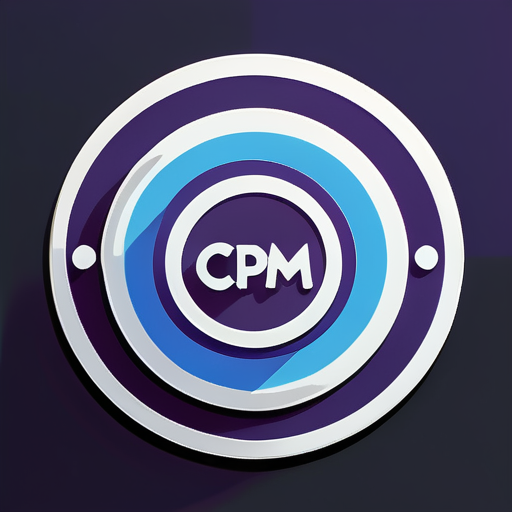 logo CRM sticker