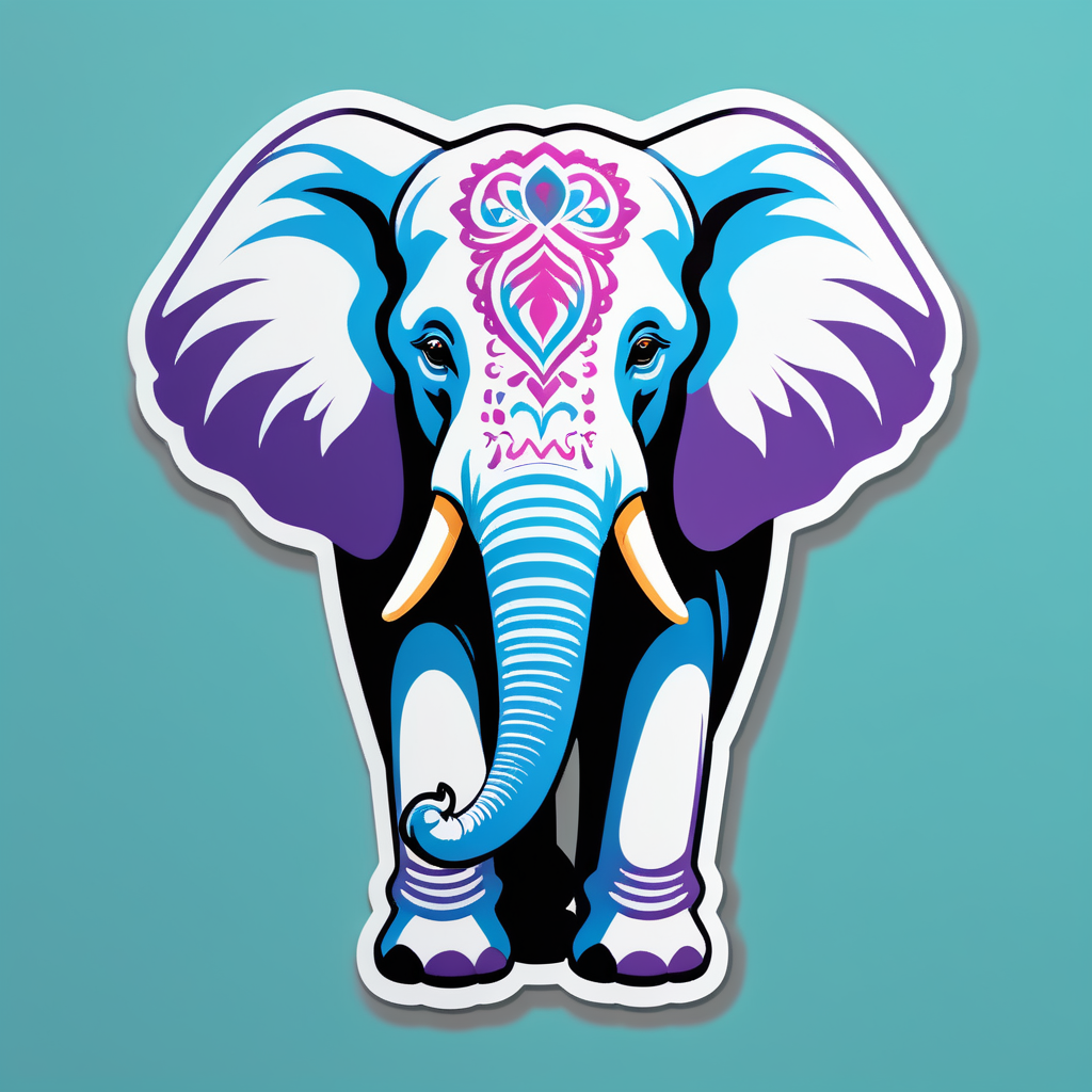 Elefante Majestoso sticker