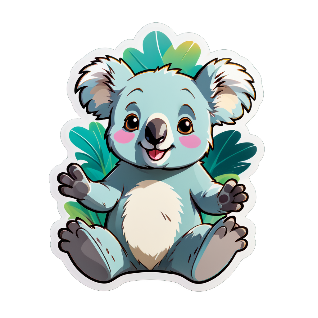 Grateful Koala Meme sticker