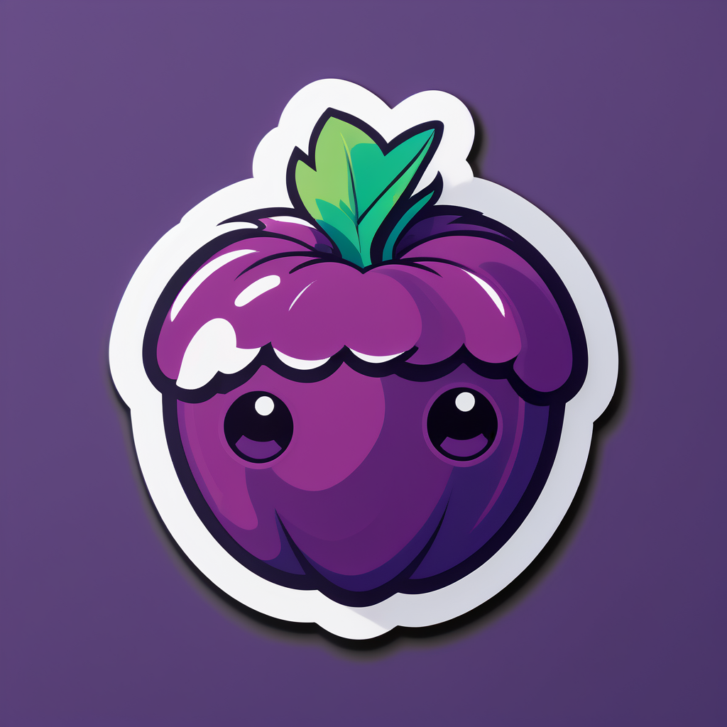 Playful Blackberry sticker