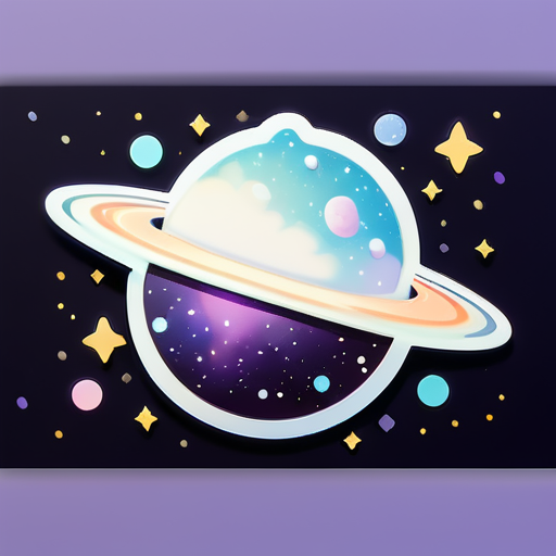 Milky Galaxy sticker