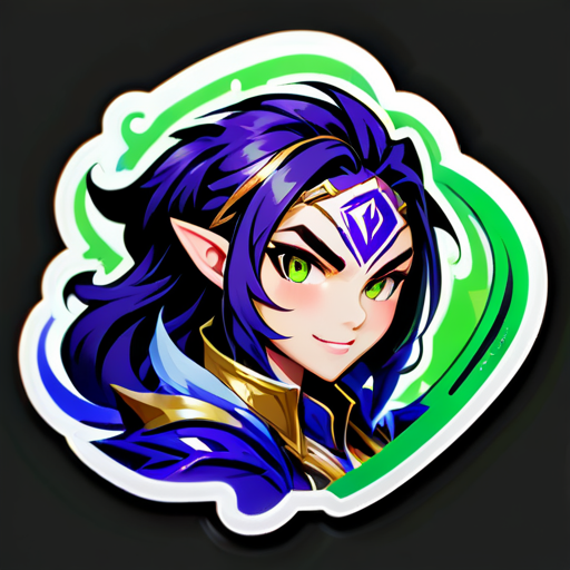 crear pegatina de Sett al estilo de League of Legends sticker