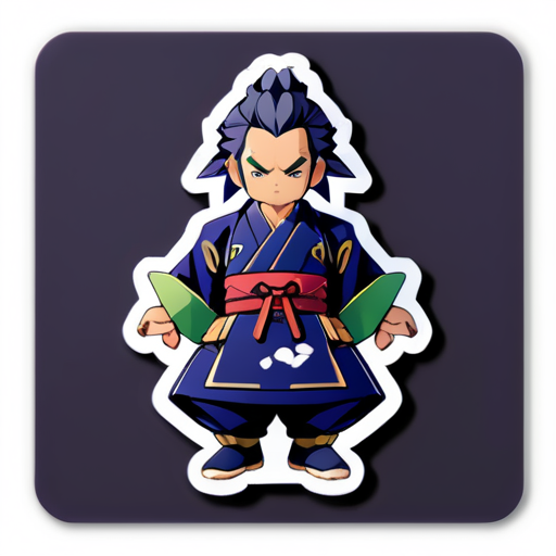 make a Ryomen Sukuna from jujustu keisen sticker