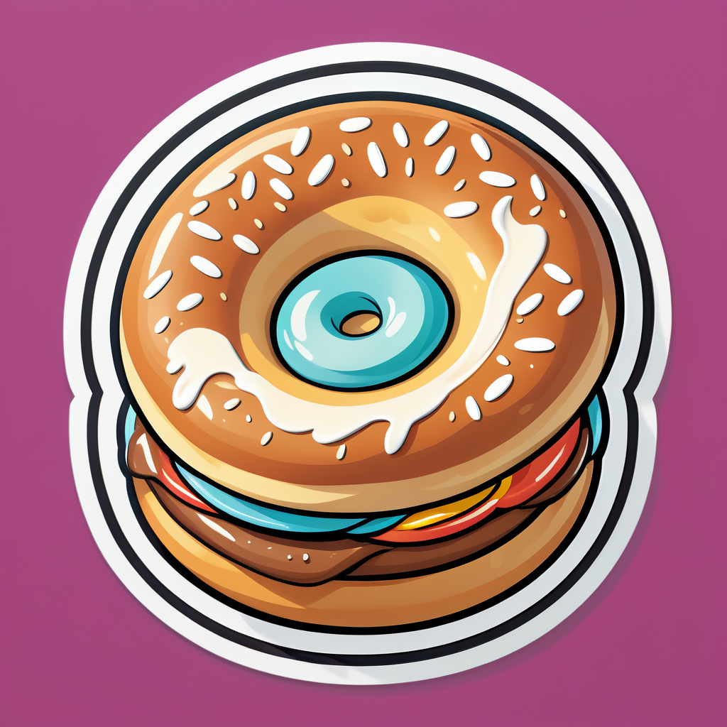 Frischer Bagel sticker