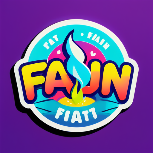 LOGO FAJN PARTY LIVE sticker