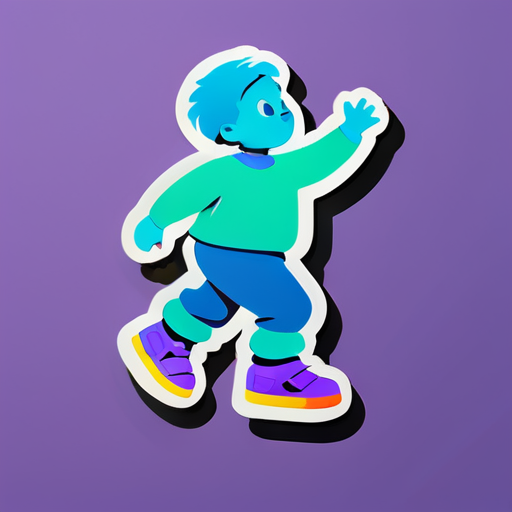 小孩step sticker