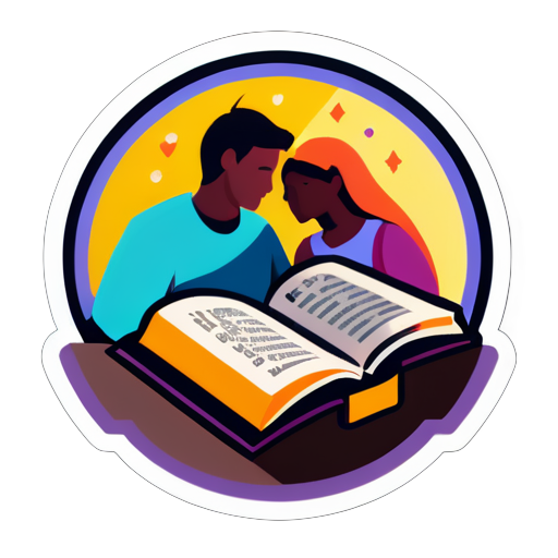 biblia, aniversario, iglesia, amor, provicion, jovenes  sticker