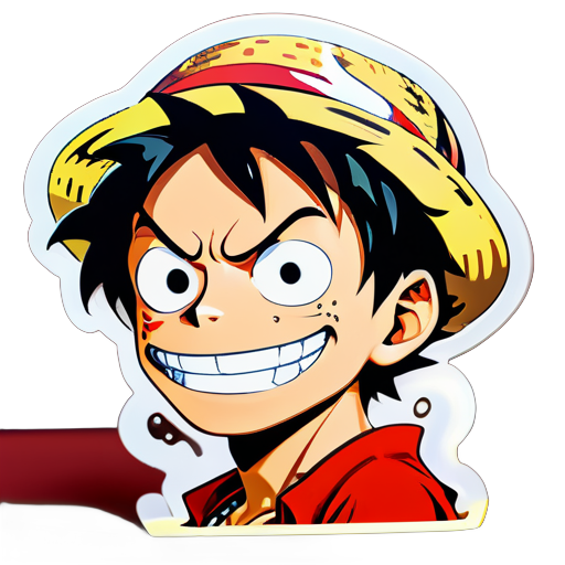 Monkey D. Luffy sticker