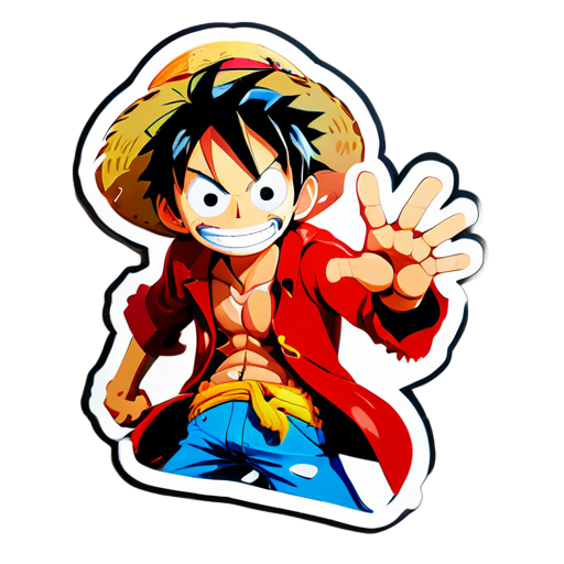 Monkey D. Luffy sticker