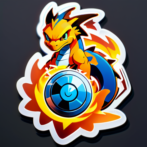 beyblade having charizard as power sticker