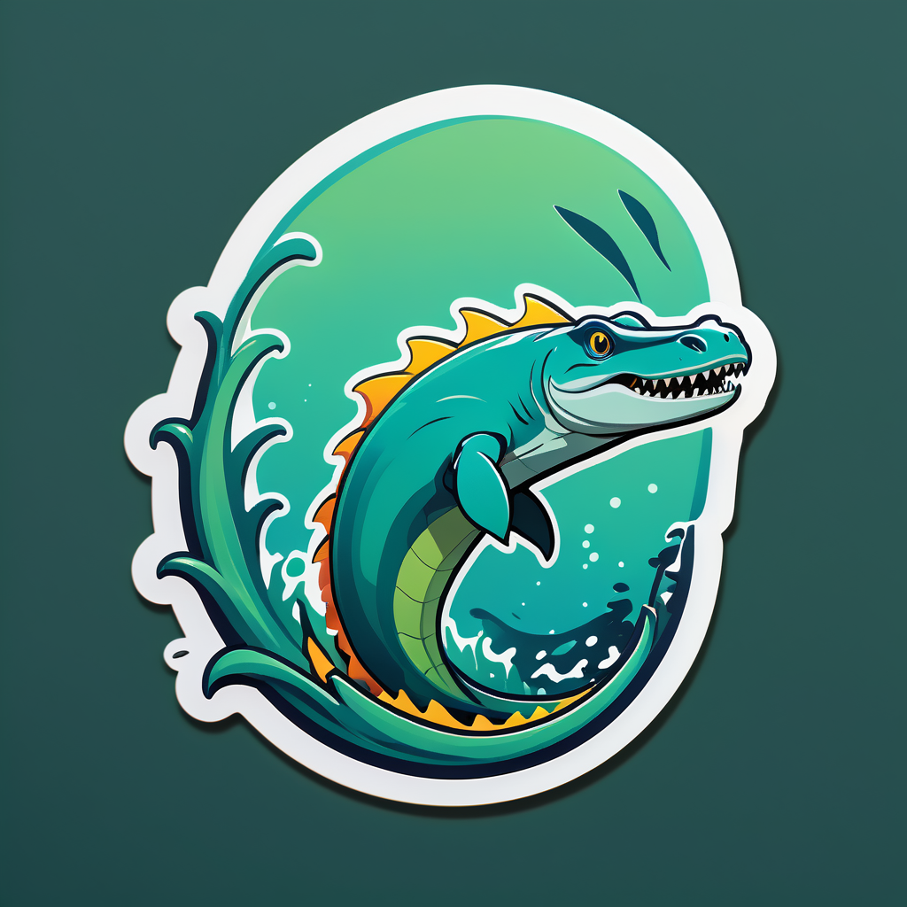 Sleek Mokele-Mbembe sticker