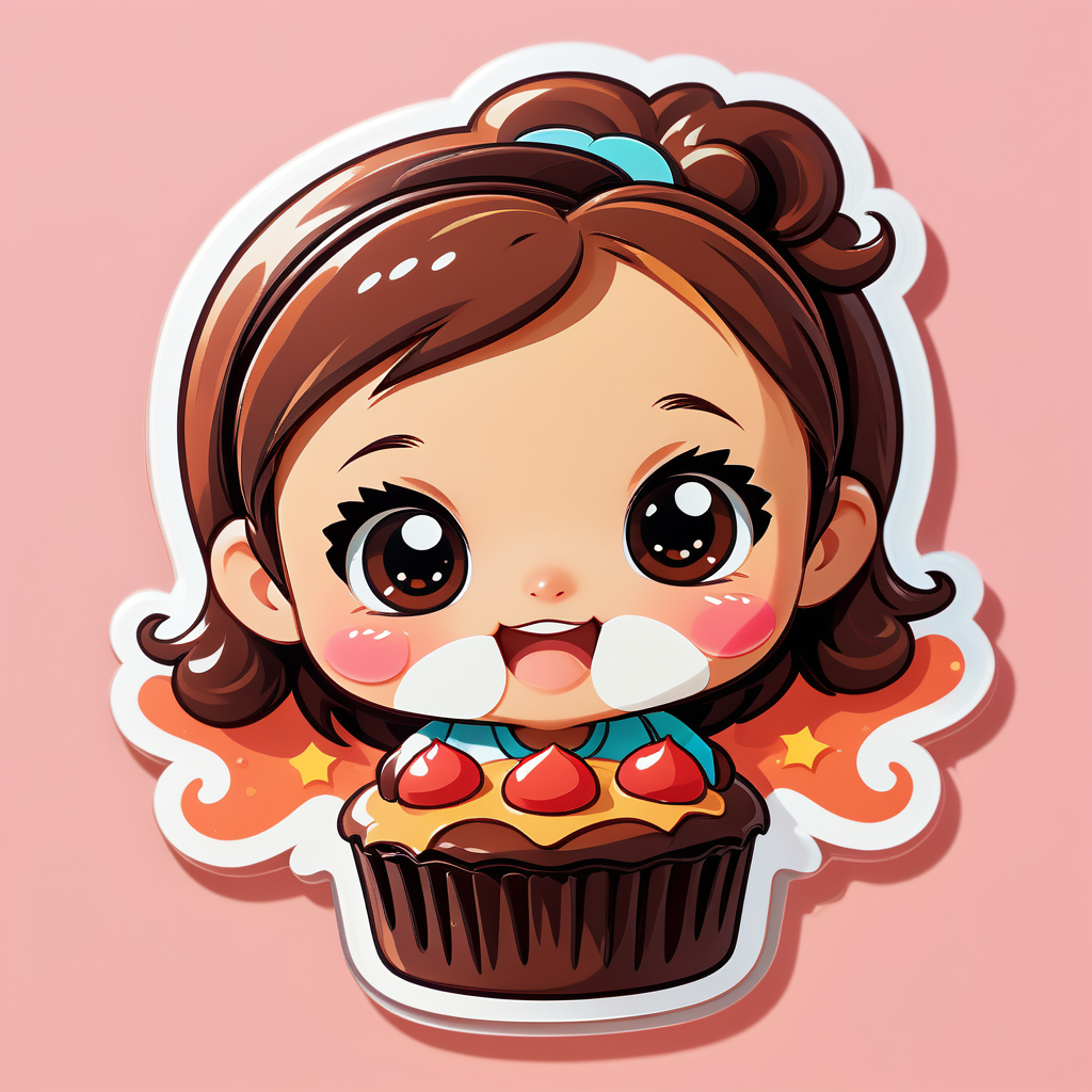 cute Brownie sticker