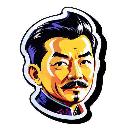 Lu Xun sticker