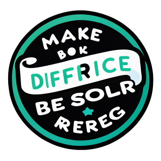 Make A Difference Book Club sticker