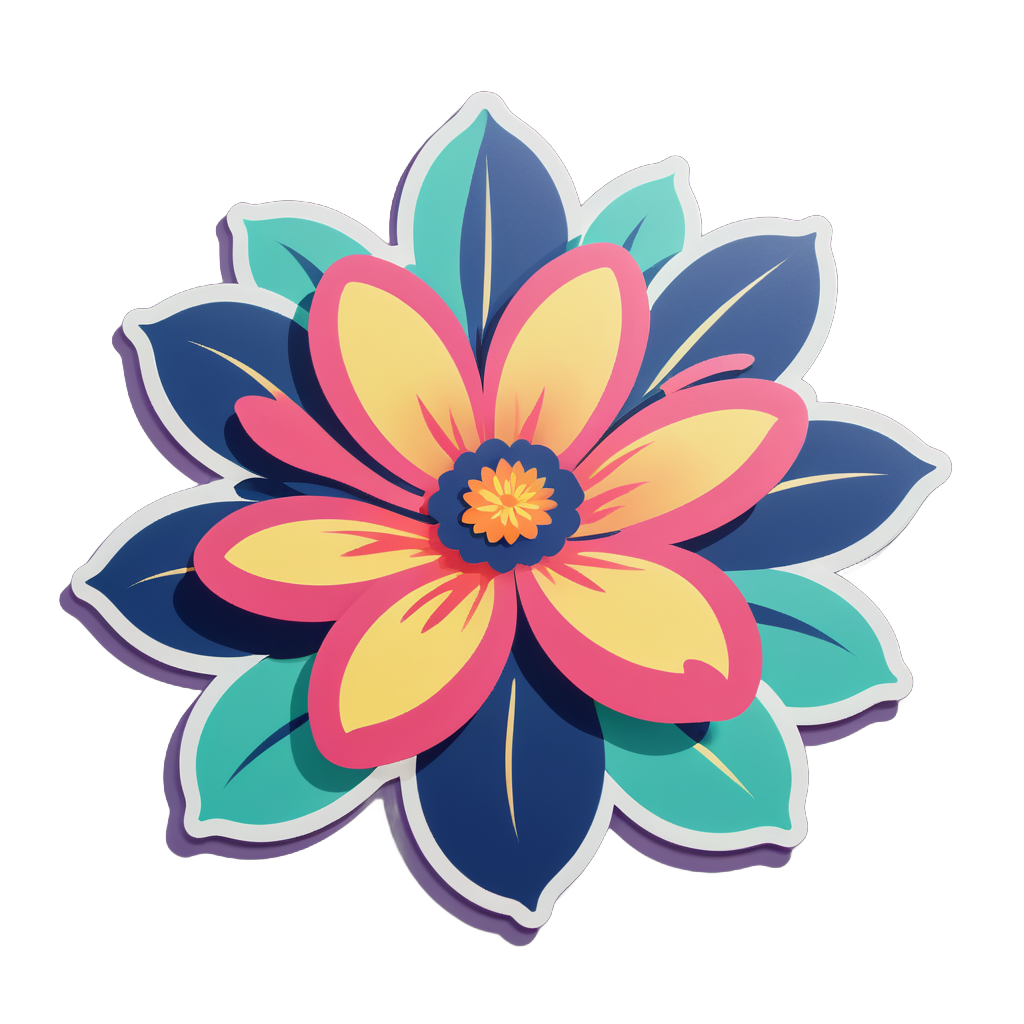 Blooming Flower sticker