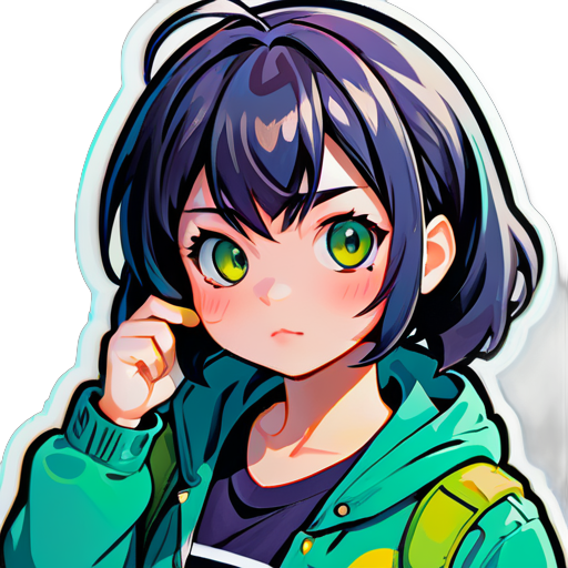 Komaru sticker