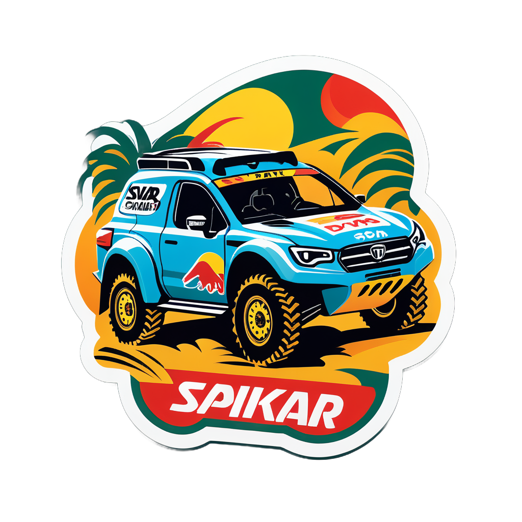 Rally Dakar sticker