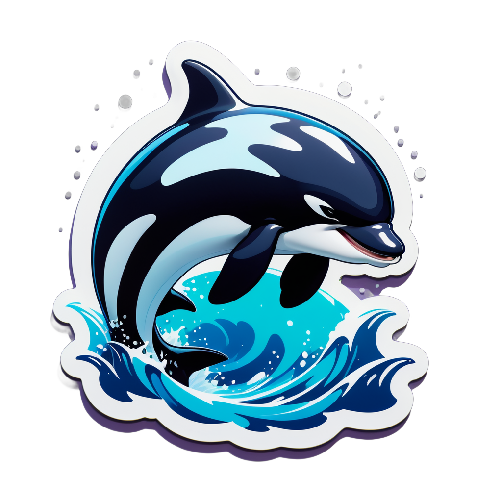 Meme Orca Chạm sticker