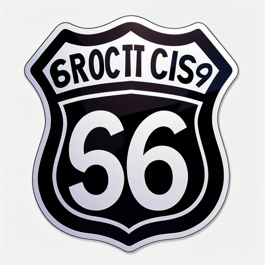 Route 66 標誌 sticker