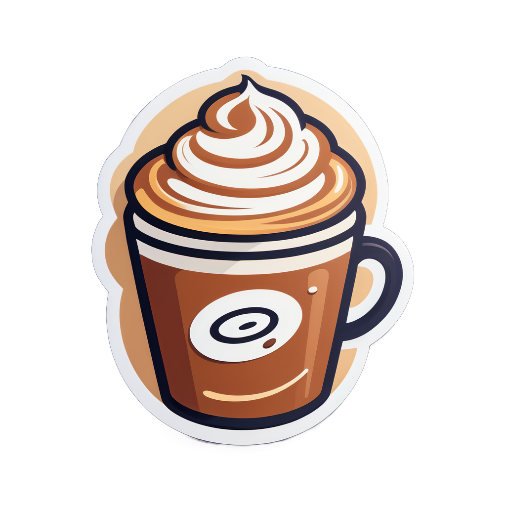 Délicieux Cappuccino sticker