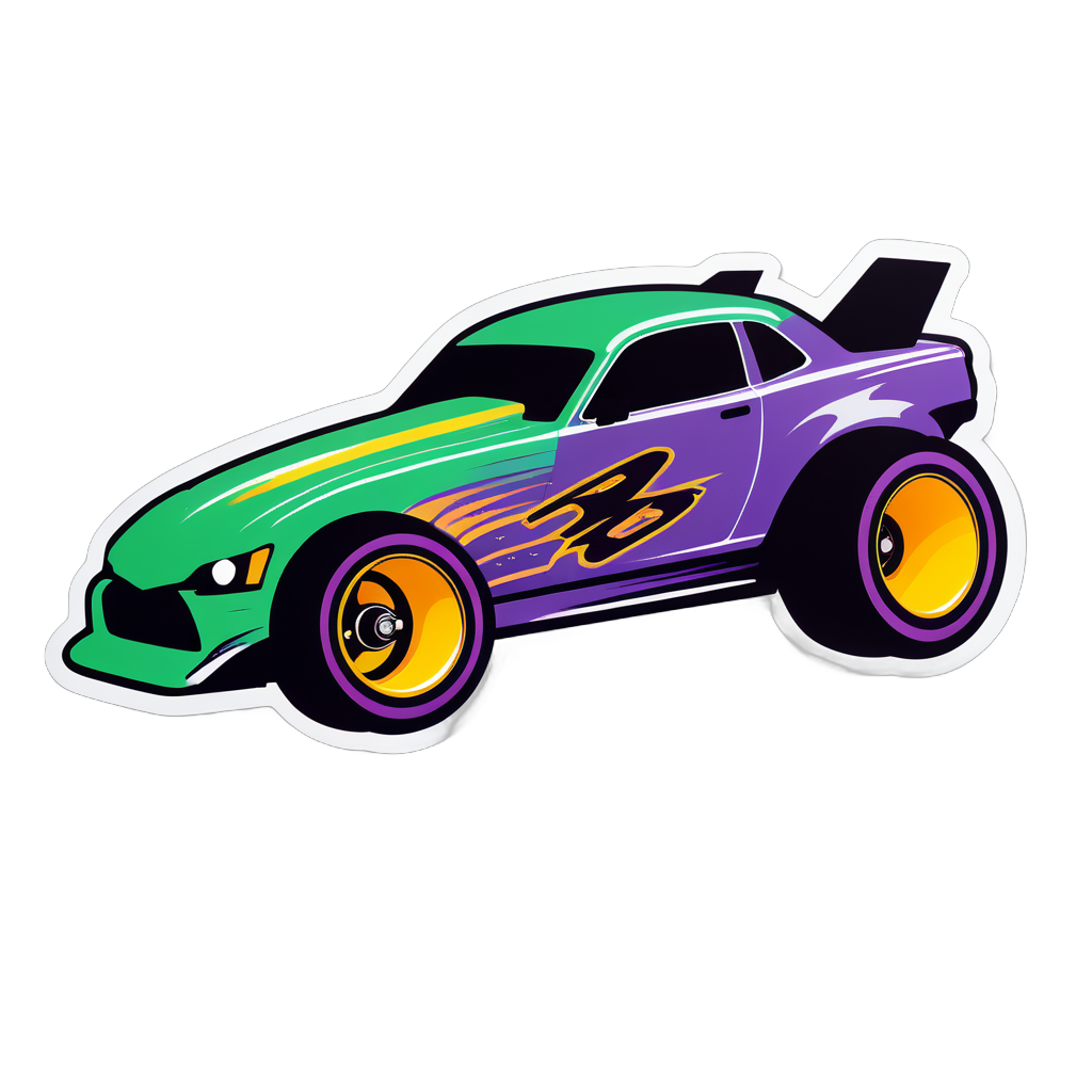 Drag Racer sticker