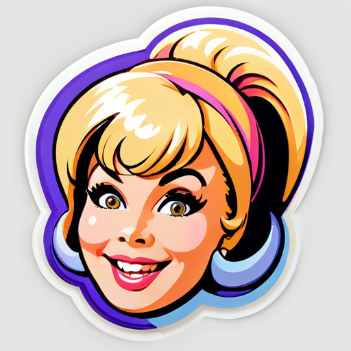 sticker của Barbara Eden sticker