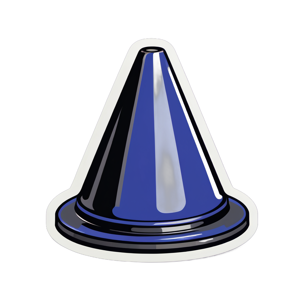 Heavy-Duty Rubber Cone sticker