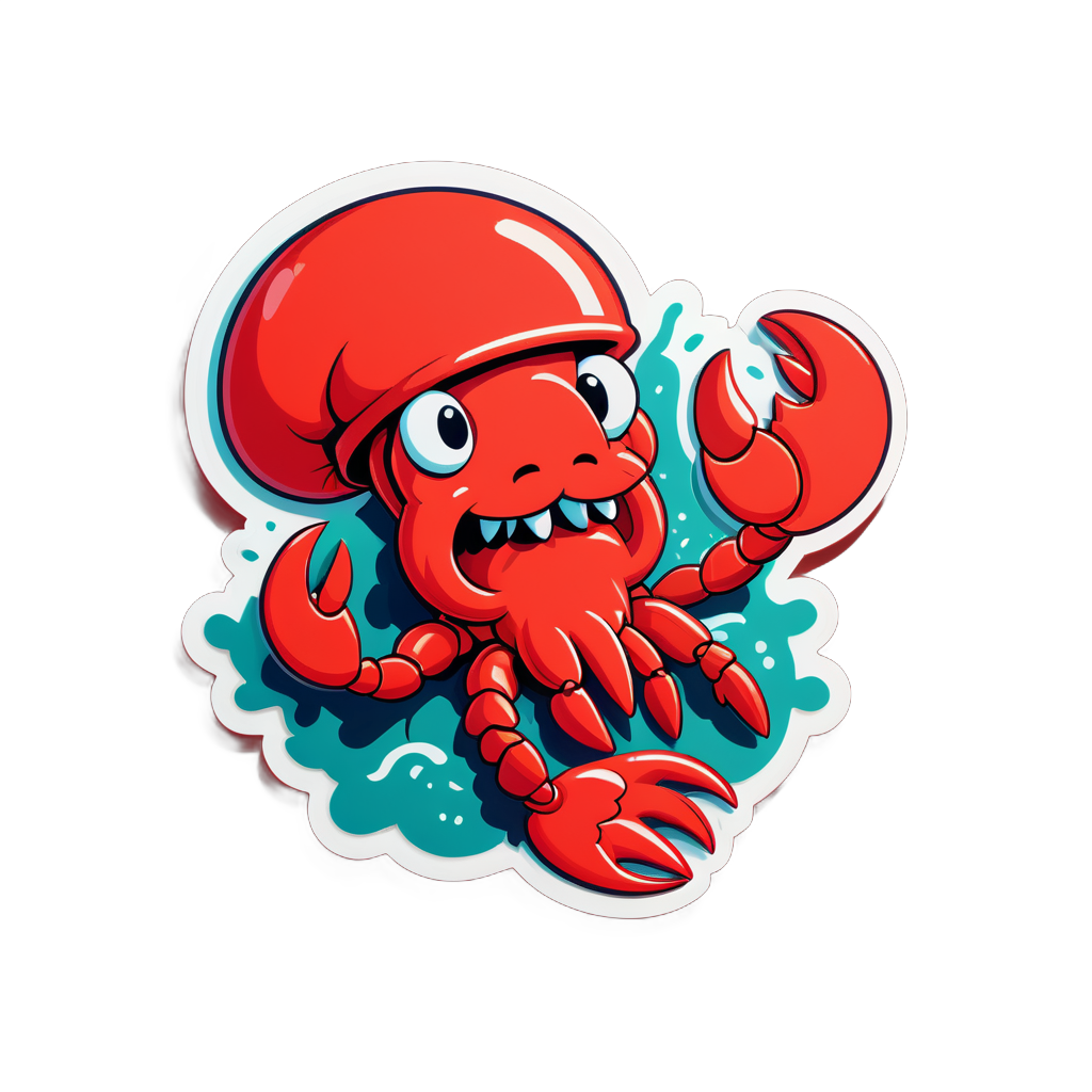 Nostalgic Lobster Meme sticker