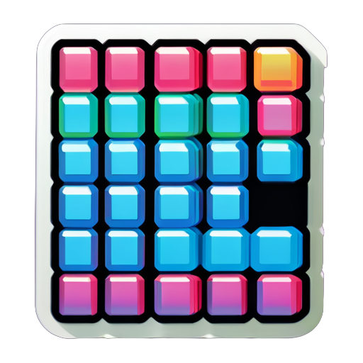 play tetris 3d code sticker