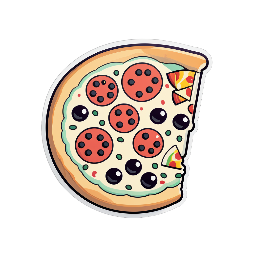 cute Pizza sticker