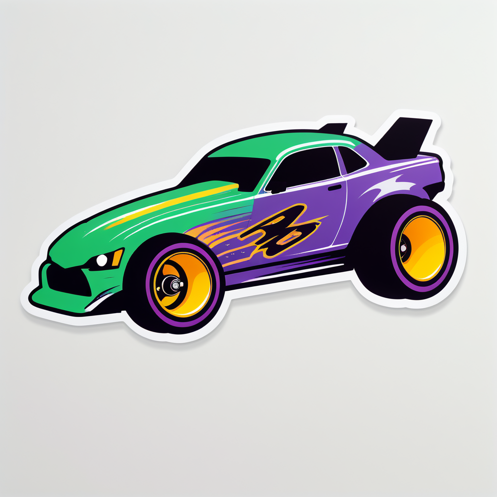 Drag Racer sticker